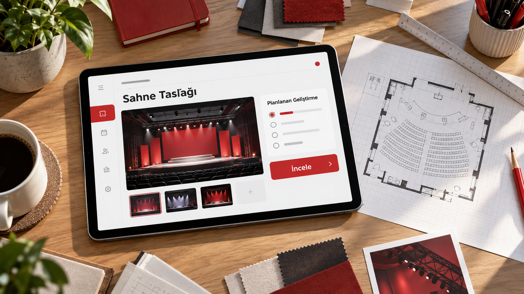 Planlanan sahne analizine hazırlanırken Excel satırlarını açıklamak