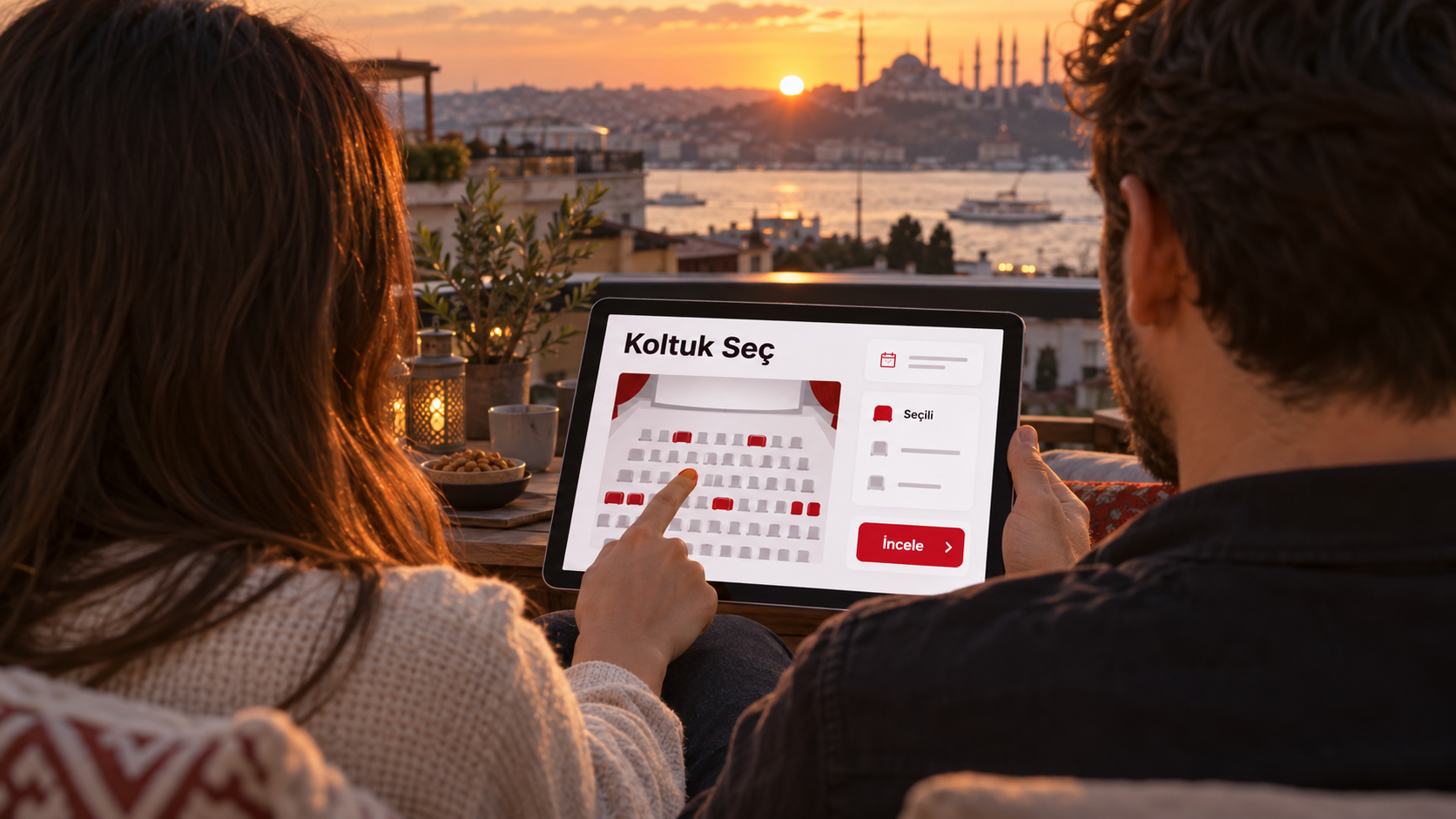 Yan yana koltuk arayan müşterinin seçim yolunu anlamak